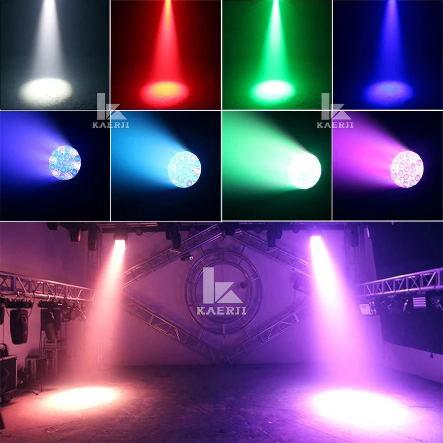 Imagem -05 - Led Moving Head Rgbw Beam Wash Zoom dj Stage Light Equipment Artistas de Concerto Casamento com Case 19x15w 110 Pcs