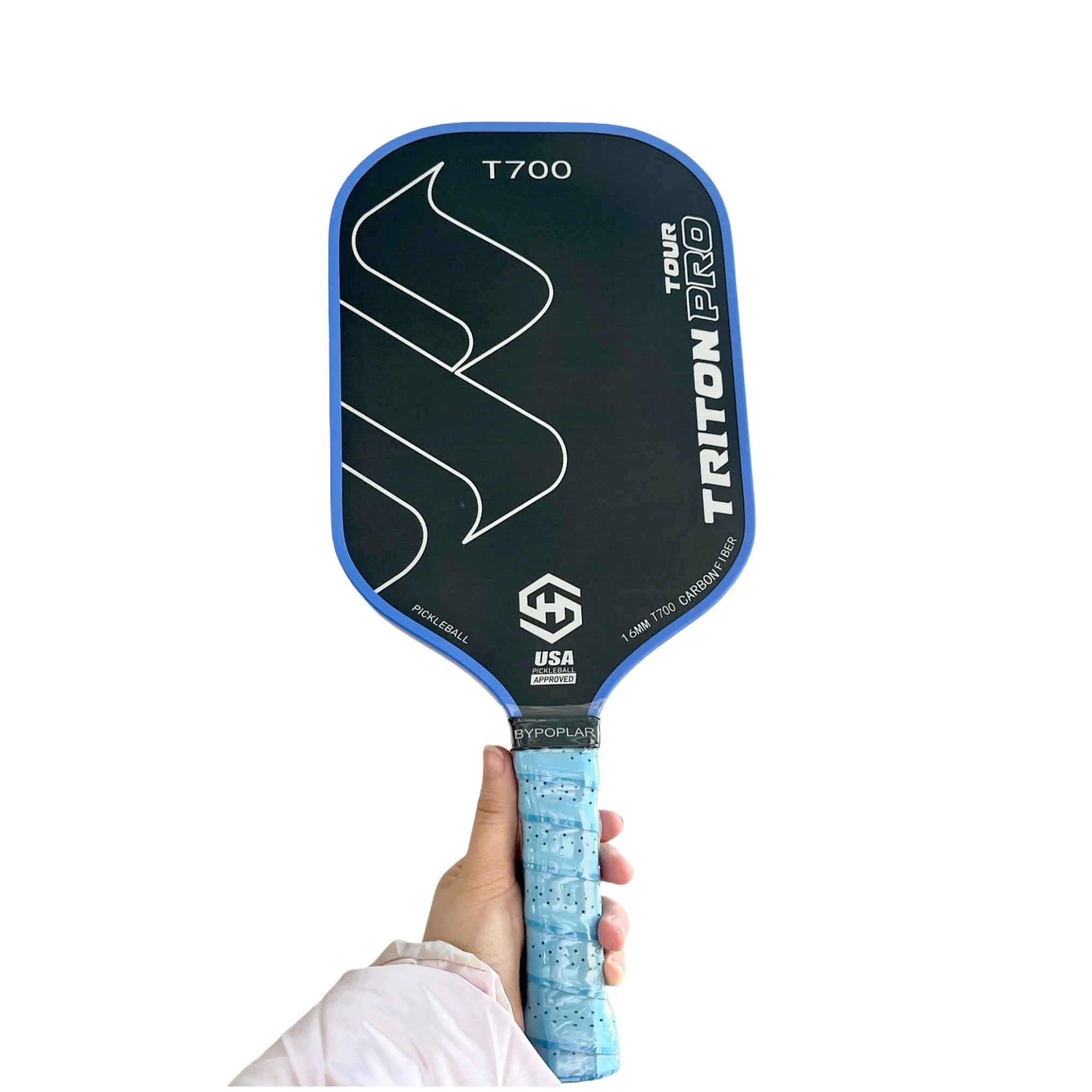 T700 Pickleball Paddle Carbon Fiber Surface USAPA Approved Carbon Fibre cold Pressed Racket