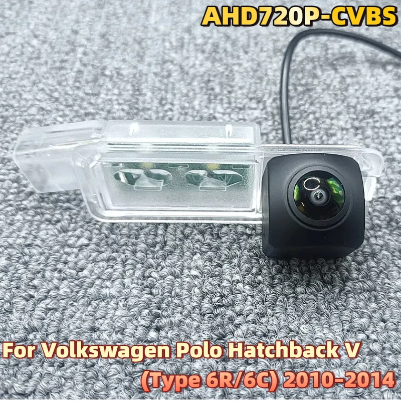 ahd-バックアップリアビジョンカメラフォルクスワーゲンポロハッチバック-v-タイプ-6r-6c-2010–2014-ahd-ナイトビジョンナンバープレート