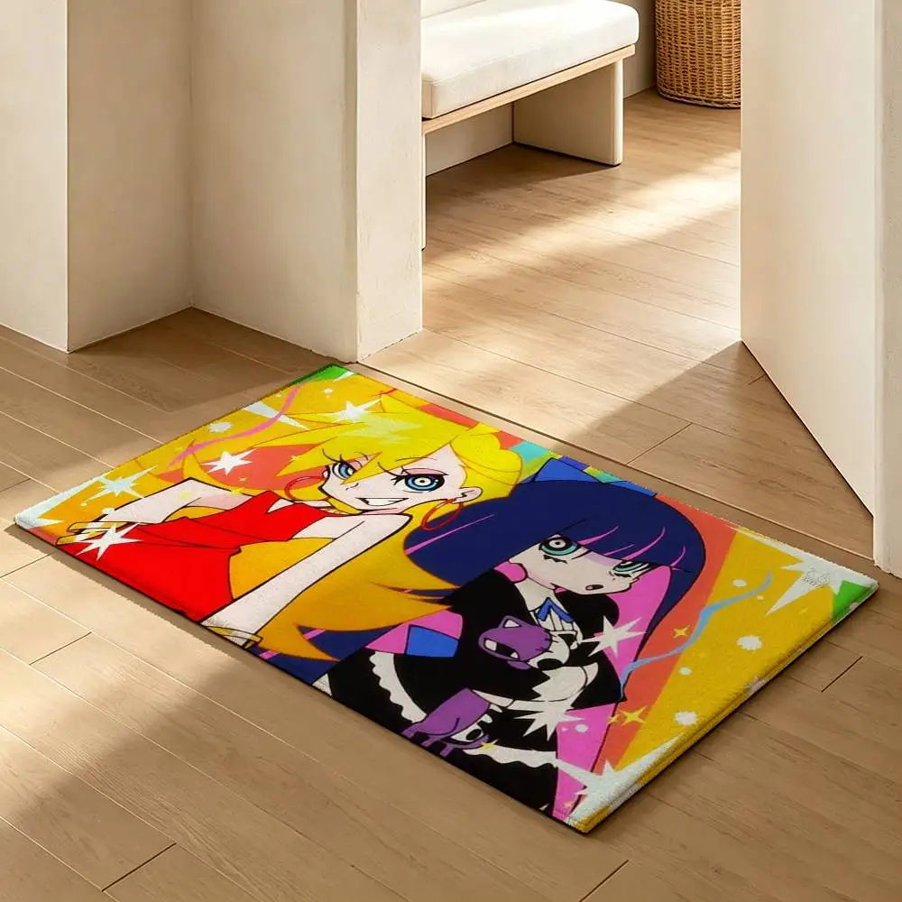 CUTE P-Panty Stocking with Garterbelt  Soft Absorbent Decorative Floor Mat for Bathroom Entryway Living Room