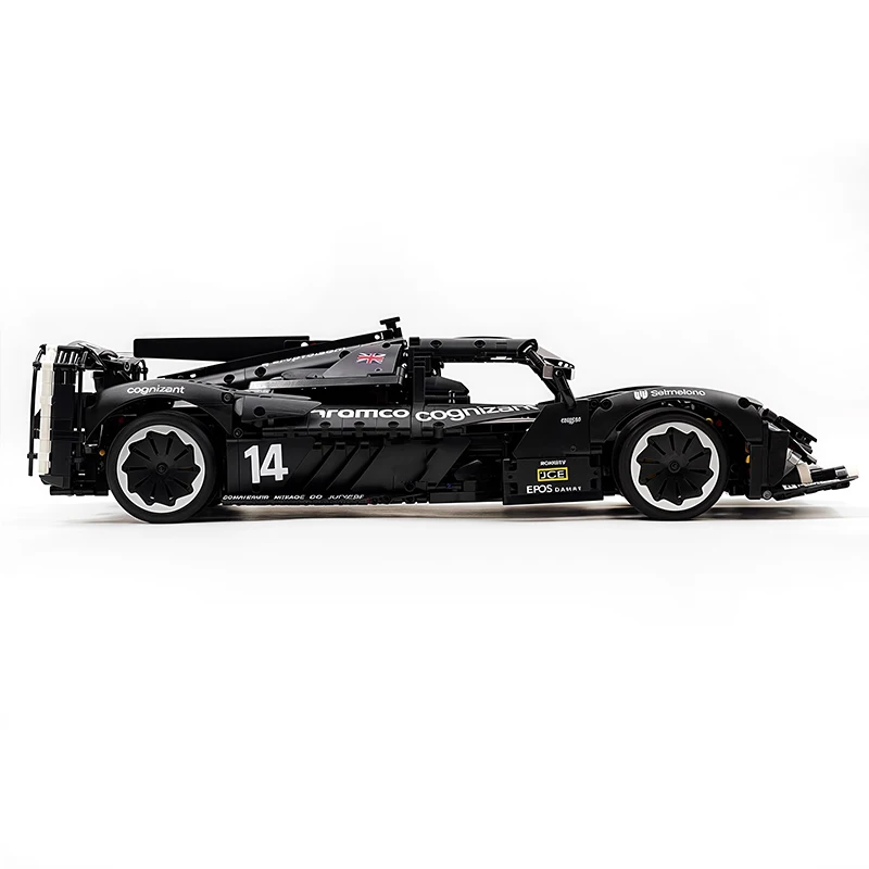 MOC Y18006 テクニカルレーシングスポーツ車両 1:8 モデル AMR プロハイパーカービルディングブロック組み立てるパズル DIY おもちゃクリスマスギフト子供