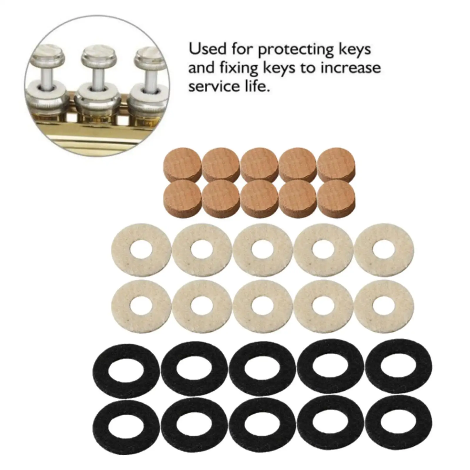 휴대용 트럼펫 밸브 와셔, 트럼펫 밸브 교체, 유지 보수 키트