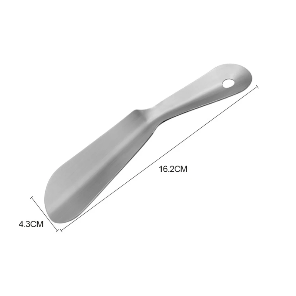 1Pc Stainless Steel Spoon Shoehorn Professional Shoehorn 50-70CM Long Handle Shoes Lifter Lazy Shoe Helper Pull Shoe Horn