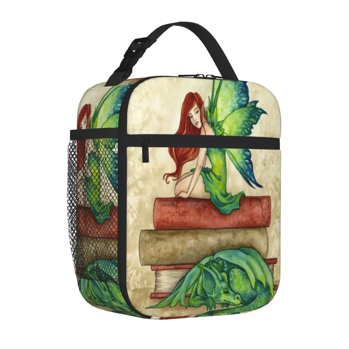 Bestselling Bedtime Stories Quilted Carry Lunch Bag Office Daily Foldable Lunch Bag