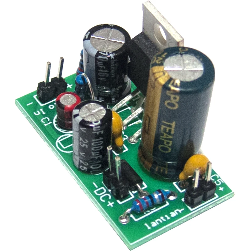 

Одиночный источник питания, одноканальная плата усилителя TDA2003A, чистый задний модуль 18 В, 12 Вт, комплект «сделай сам», отдельные детали, готовый продукт