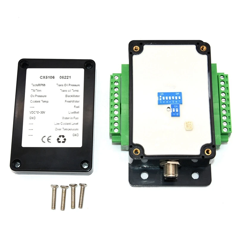 1 PCS NMEA2000/ N2K Converter 0-190Ohms Single Channel Up To 13 Sensor For Marine Boat CX5106