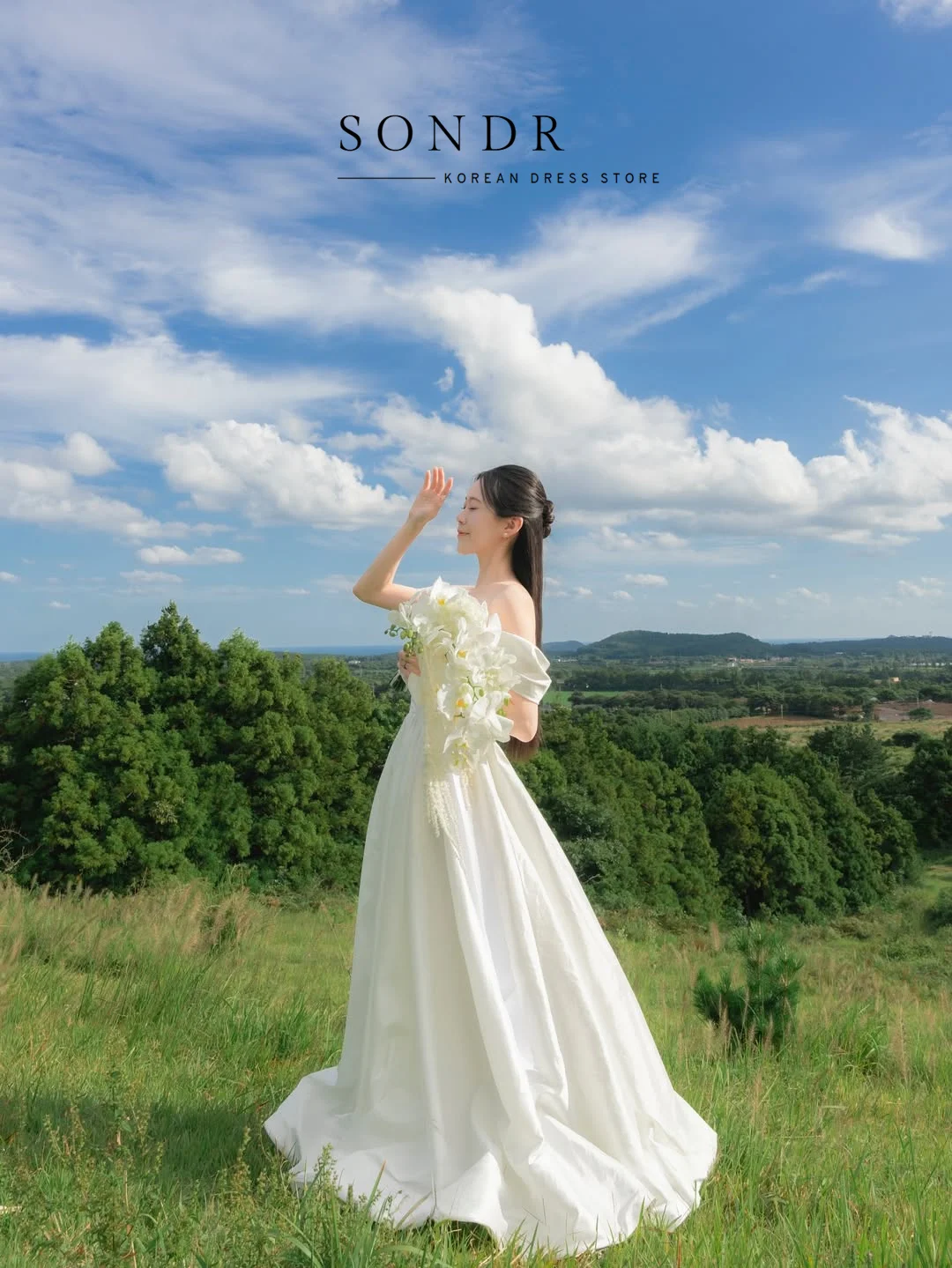 Suknie ślubne Sondr na zamówienie, z odkrytymi ramionami, w stylu koreańskim, z jedwabnej satyny, fason A, suknie do sesji zdjęciowych dla nowożeńców, suknie wieczorowe na przyjęcia, kolekcja 2026