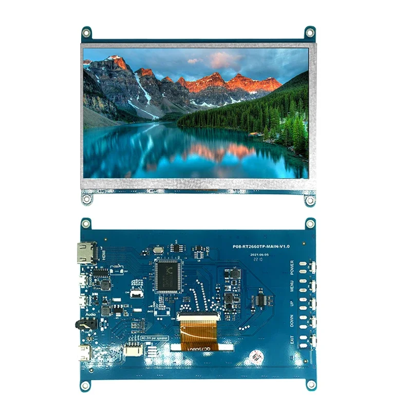 Rjoytek No MOQ Fast Delivery 3.5 4.3 5 7 10.1 Inch Capacitive Panel Raspberry Pi Touch Display LCD Touch Screen