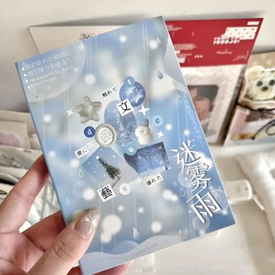 Dreamcore Sticker Book, 30 Sheets, 600+ Manga Style Japanese Retro Stickers,Y2K Aesthetic Stickers Book for Journaling, Scrapbo