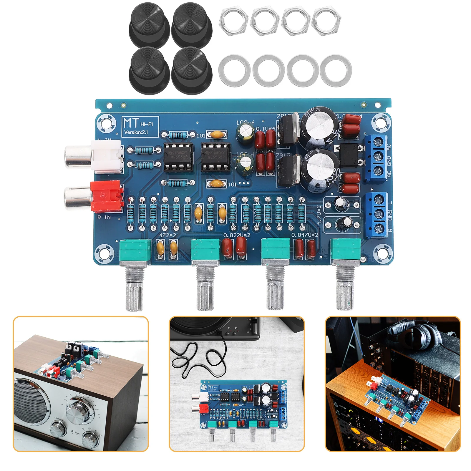 

Digital Subwoofer Power Amplifier Board Audio Amp Module For Studio Recording Equipment Preamp Tone Control Low