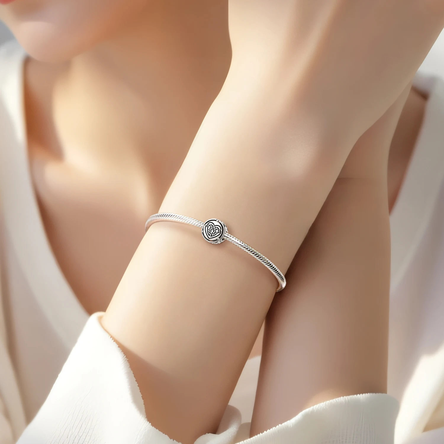 

Спрейский кельтский узел материнства, стерлинговое серебро 925 пробы, символы мамы, очаровательные бусины, ювелирные изделия, подарки, подходят для оригинального браслета, ювелирные изделия своими руками, Acc