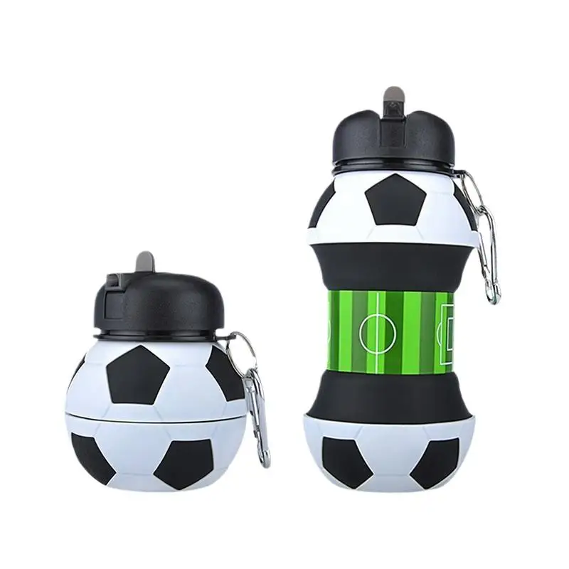 Fold Water Bottle Cups Mug Outdoor Sports Basketball Football Baseball Tennis Golf School Leakproof Portable Kids Water Bottle view 6