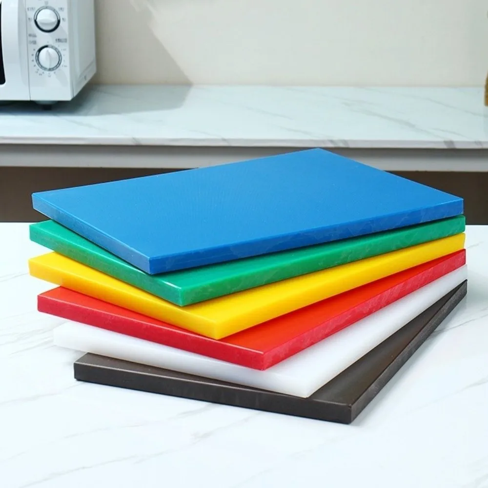 Food Grade HDPE Plastic Cutting Board 36*28*1.3cm Antibacterial Chopping Board Cut Vegetables Meat Cooking Tools