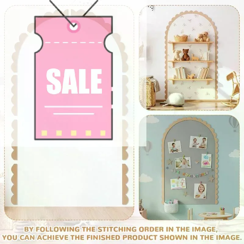 ديكور قوس خشبي للحائط، إطار خش - مراجعة Wall Decal Nursery وسعره