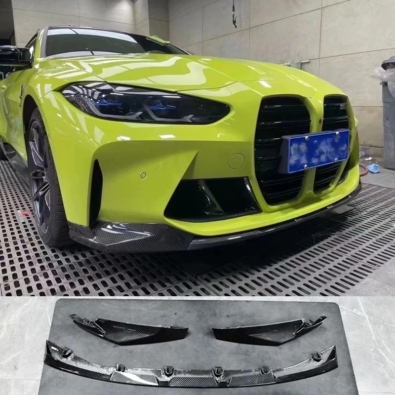 

For BMW G80 M3 G82 M4 MP Dry Carbon Fiber Front Lip Rear Bumper Diffuser Splitter Side Skirts Car Body Kit 2021