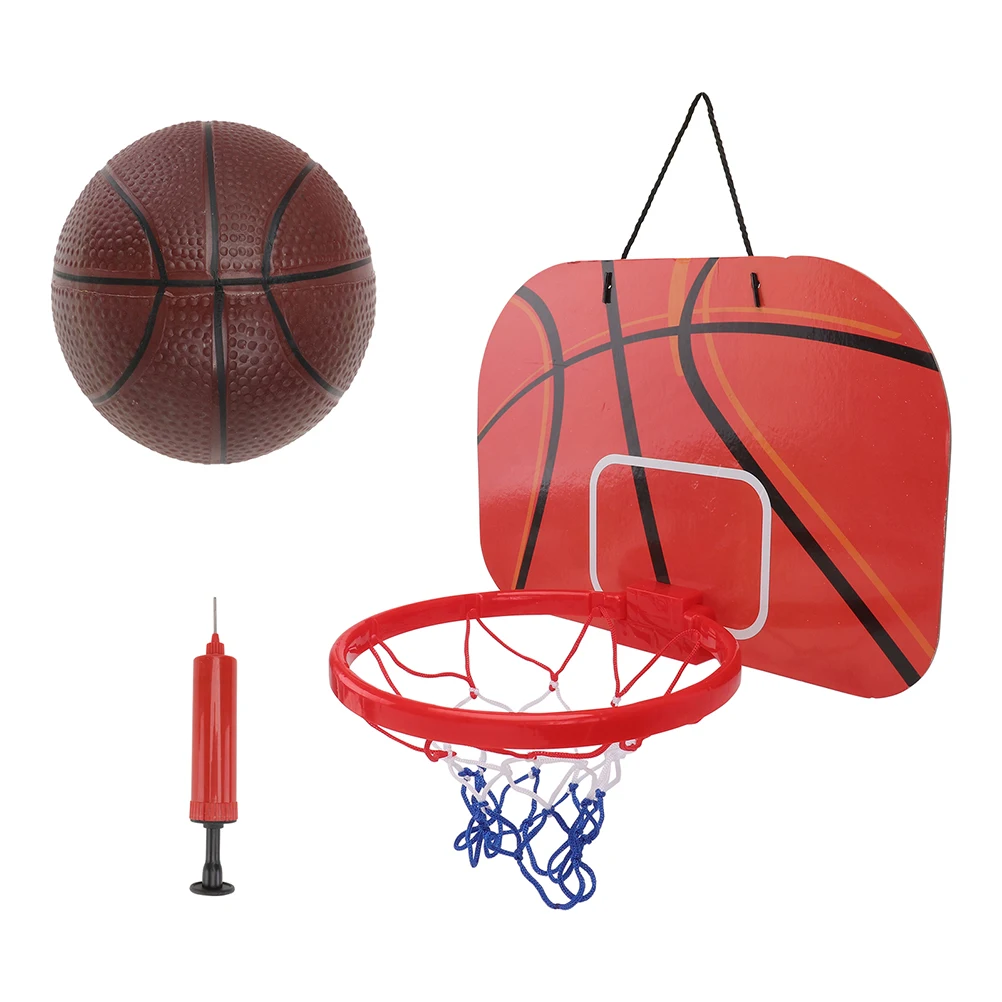 Quadro de painel de basquete dos desenhos animados crianças indoor mini jogo brinquedo plástico tiro hoop brinquedo para crianças playground educacional