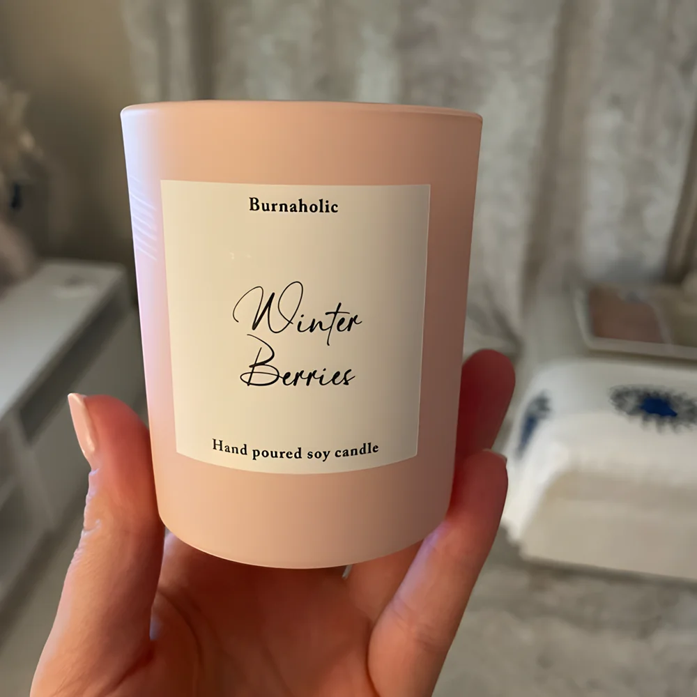 Personalised Candle Label Stickers, Simple & Modern, Black/Foil, Clear, White Stickers, Customisable Homemade Candle Stickers, C