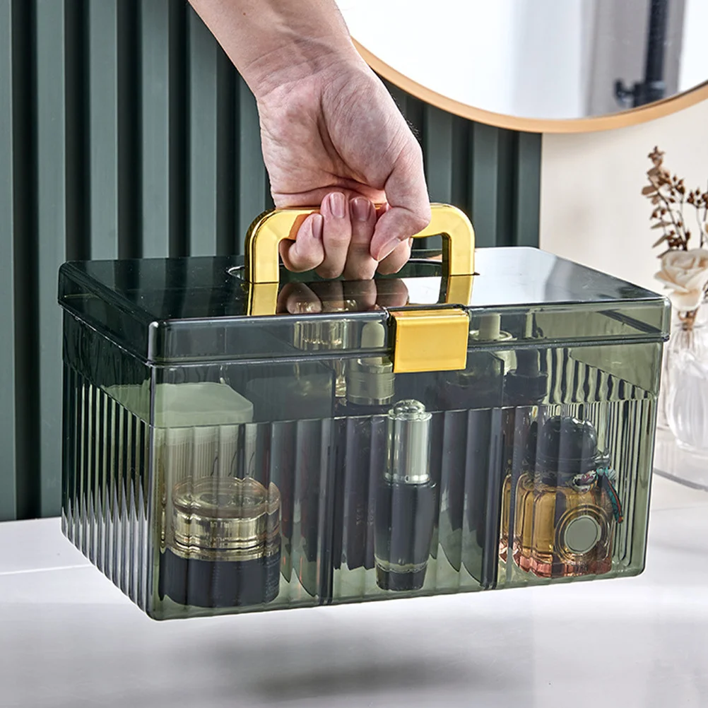 صندوق تخزين الأدوية القوي، صندوق طبي محمول مع مقبض للسفر والرياضات الخارجية #3