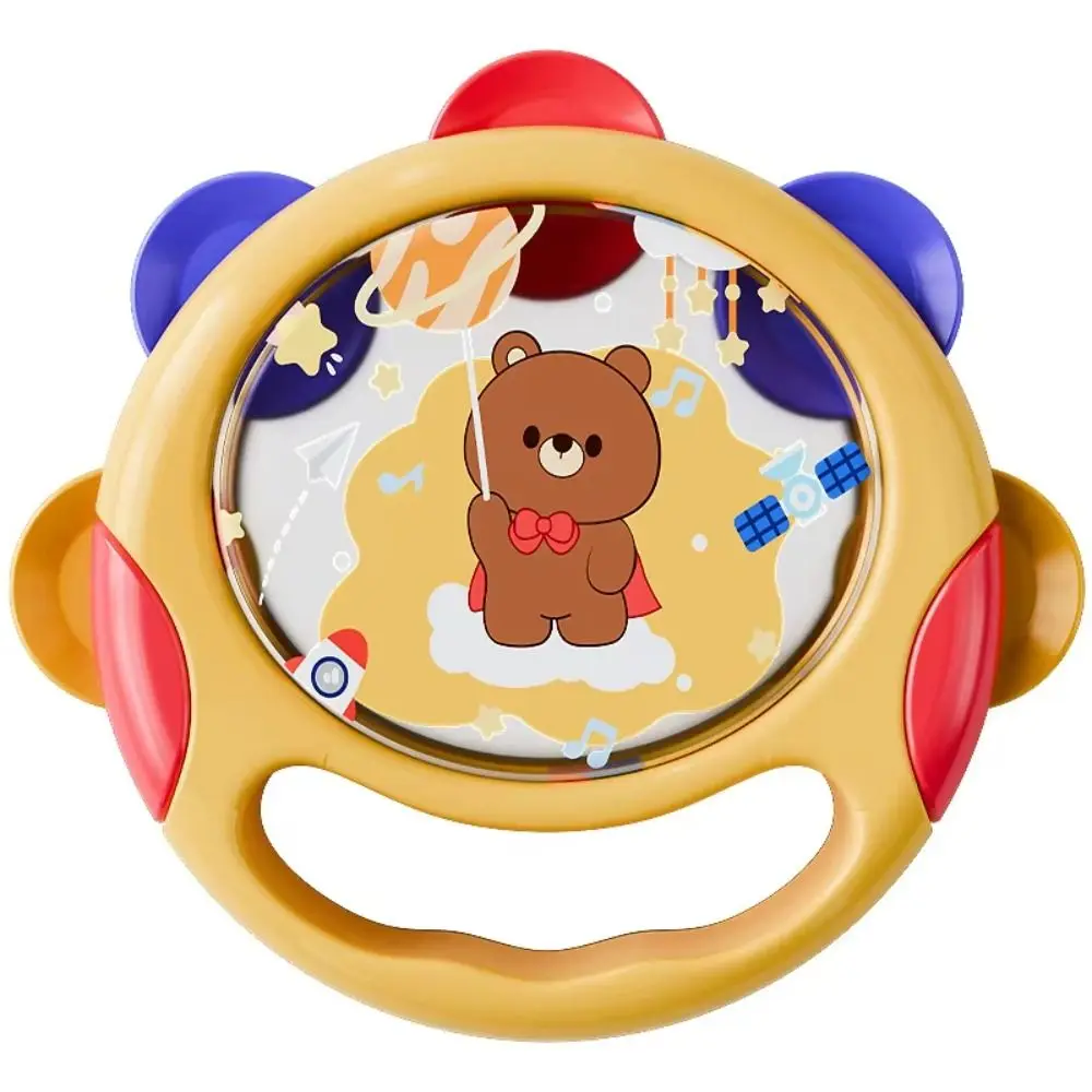 Learning Toys Baby Tambourines Hand Development Musical Instruments Hand-held Drums Cute Cartoon Clapping Drum Percussion Sound