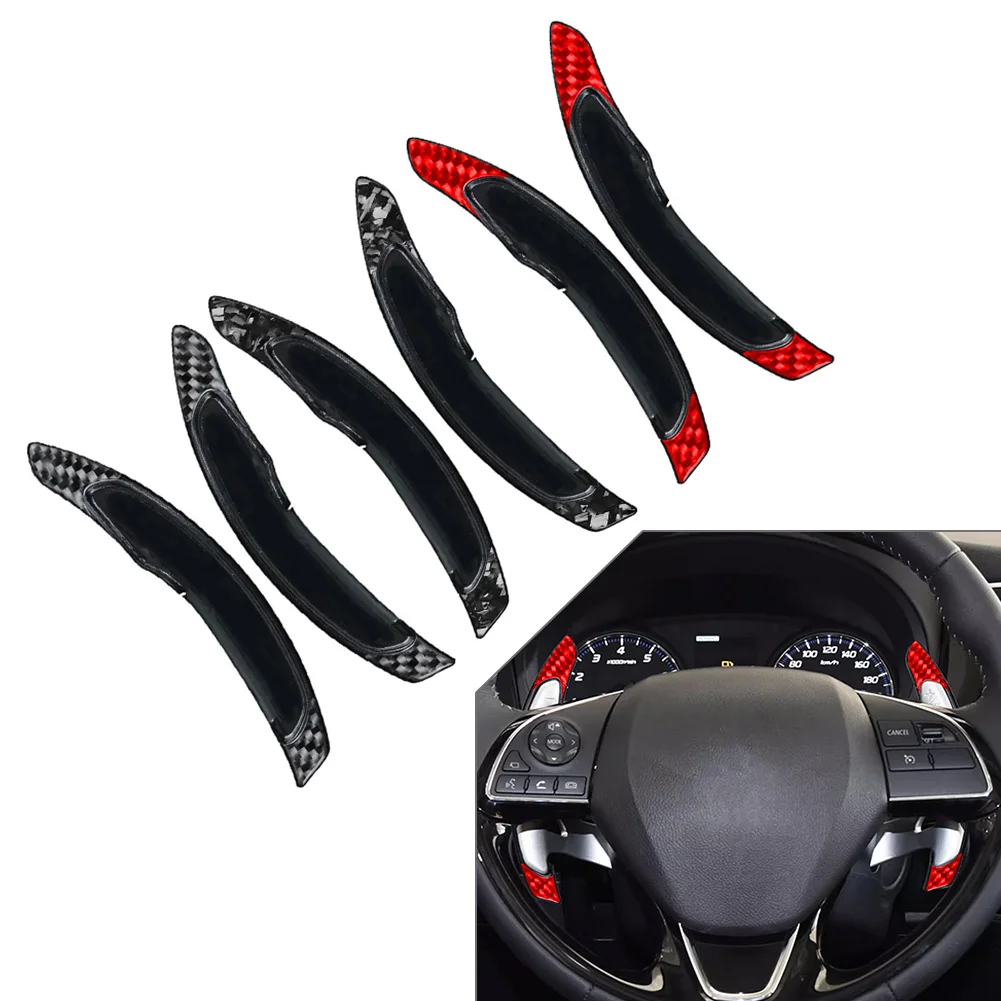 2Pcs Car Steering Wheel Shift Paddle Extended Shifter For Mitsubishi Lancer Outlander Eclipse Cross ASX