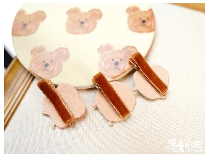 Children's Breakfast Series Bread Avocado Egg Hair Clips Cute Girl Baby Hair Accessories Frizz Control Side Bangs Hair Clips