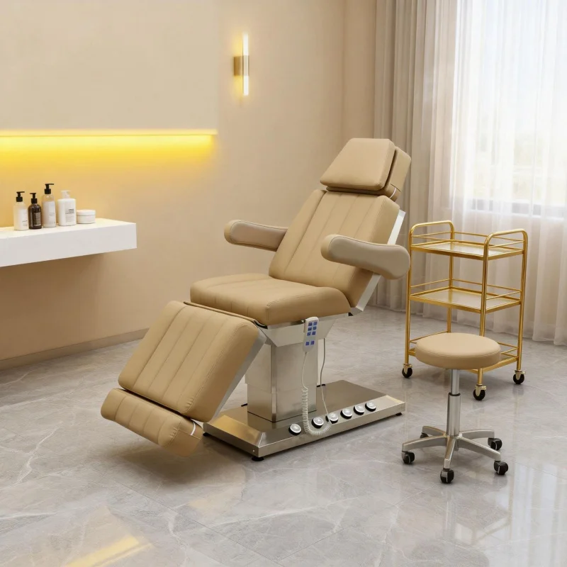 

Массажное кресло Beauty Oil SPA для спины, ортопедическое, для релаксации, с комфортной поверхностью и отверстием для лица, регулируемое.