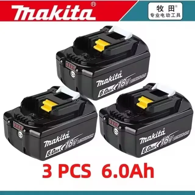 NIEUWE Echte makita Batterij BL1860B BL1850B BL1840 BL1830 schroevendraaier batterij & oplader 18v Vervanging Power Tool Batterijen