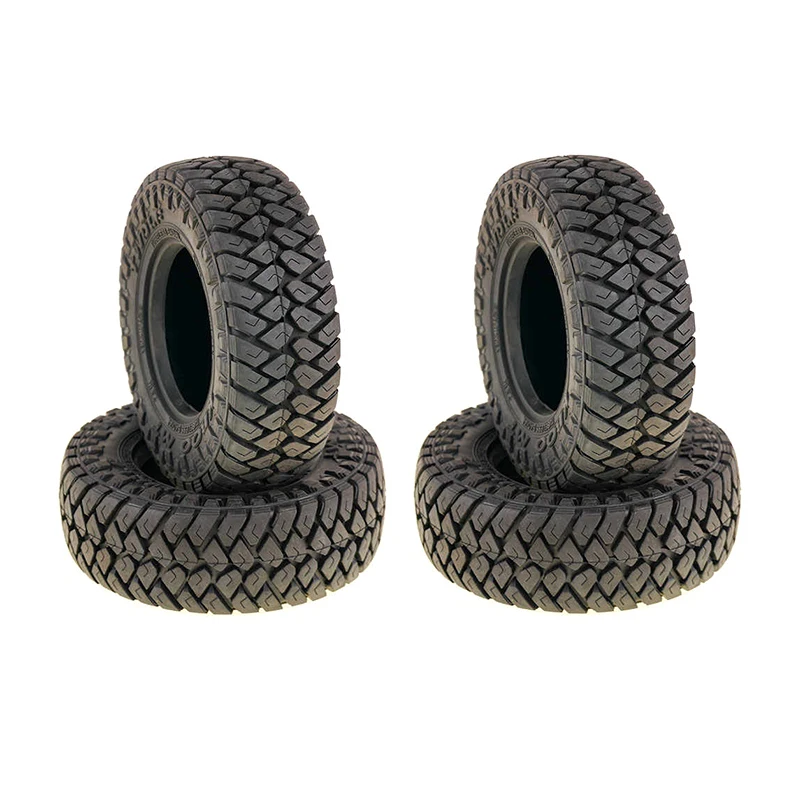 

TWOLF Rubber Tire Skin 130X40mm 4PCS for M715 1/8 RC Model Car Crawler Accessories