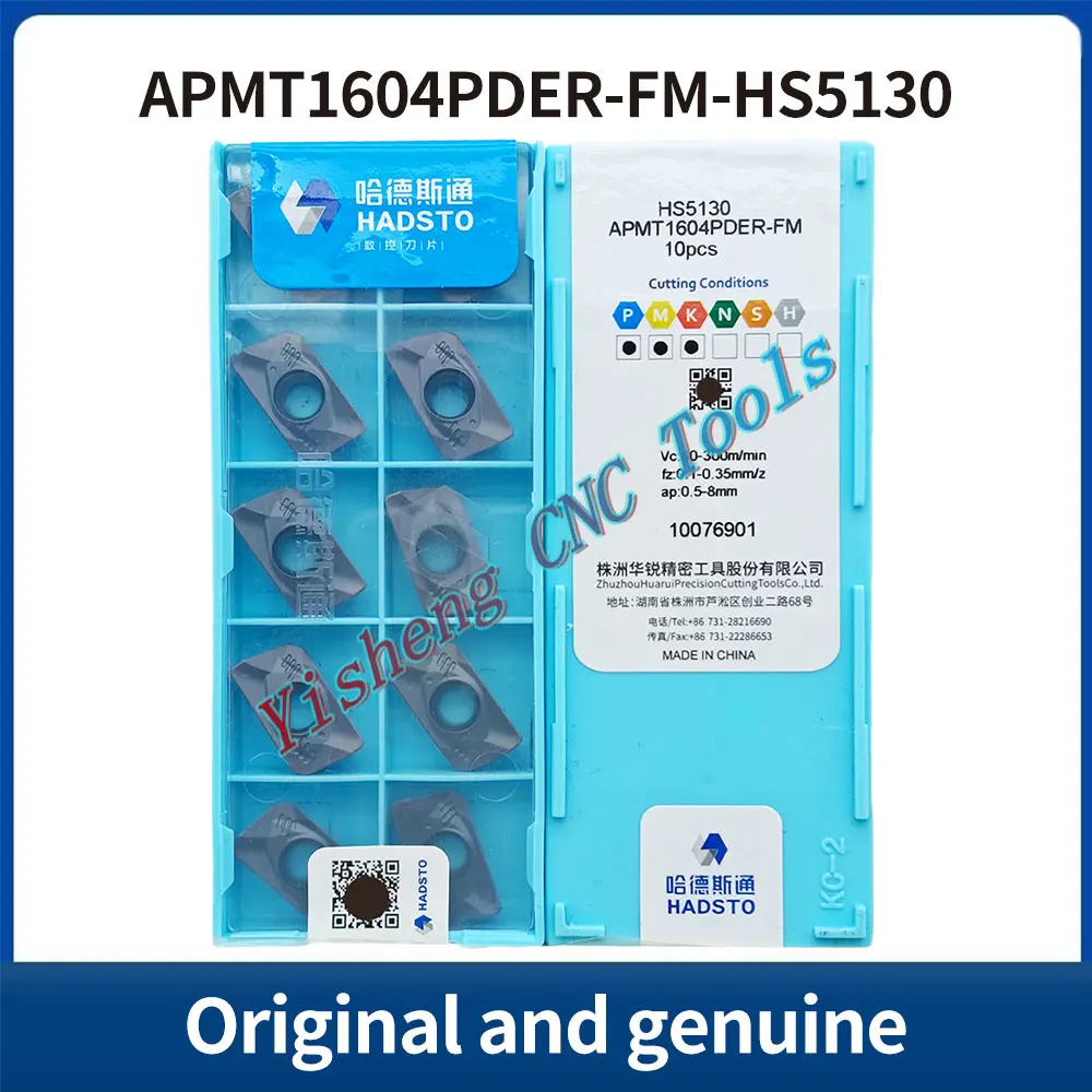 

HADSTO APMT1604PDER-H2 APMT1604PDER-FM HS5210 HS5220 HR52522B Оригинальные фрезерные пластины с ЧПУ APMT 1604 PDER HS 5210 HS5220