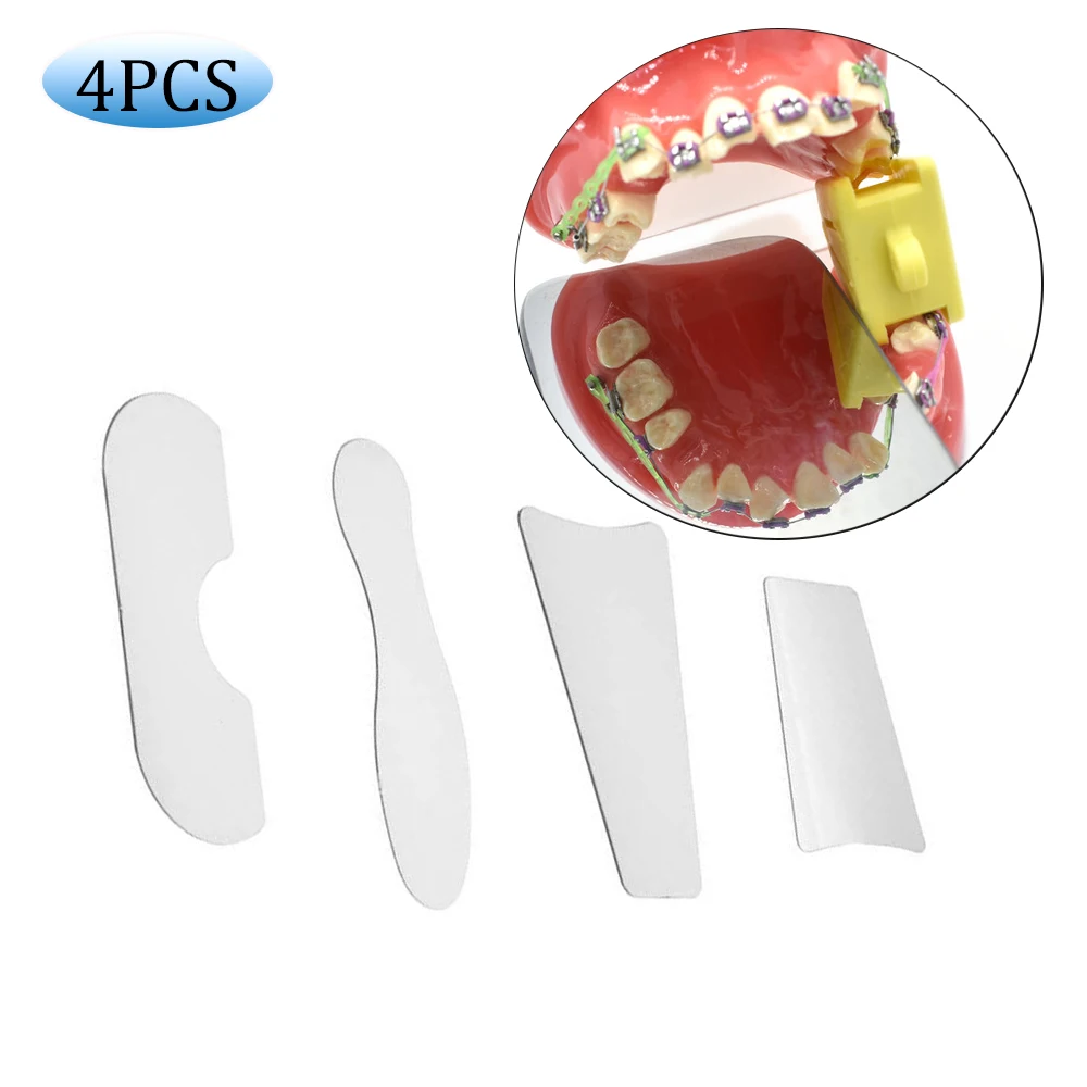 

4Pcs/set Dental Orthodontic Photography Mirror Stainless Steel Double-Sided Image Reflector Intraoral Mirrors Tools Autoclavable