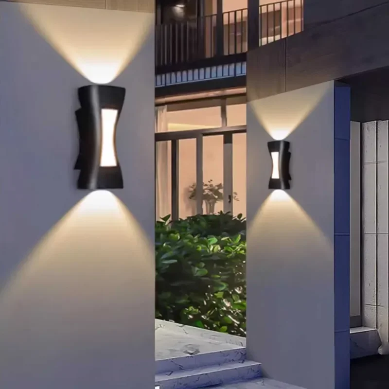 Modern Waterproof Decorative Wall Lamps, Hotel Garden Porch Wall Lamps, Outdoor Lighting Emitting Diode Wall Lamps