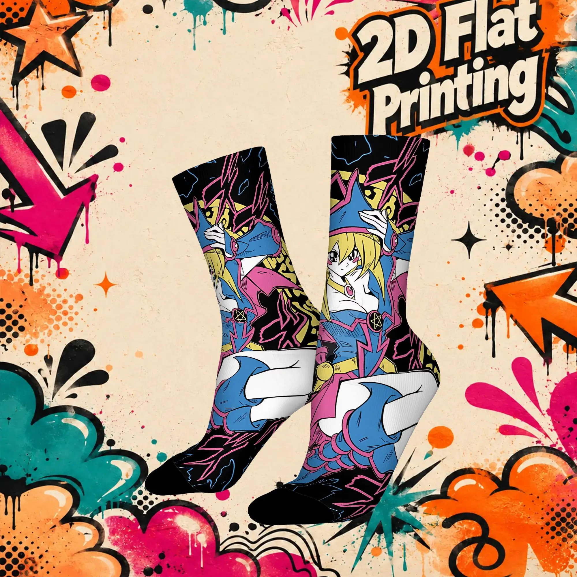 Sport YU GI OH Card Meme Crazy Running Men's compression Socks Unisex items Crew Sock Cycling socks