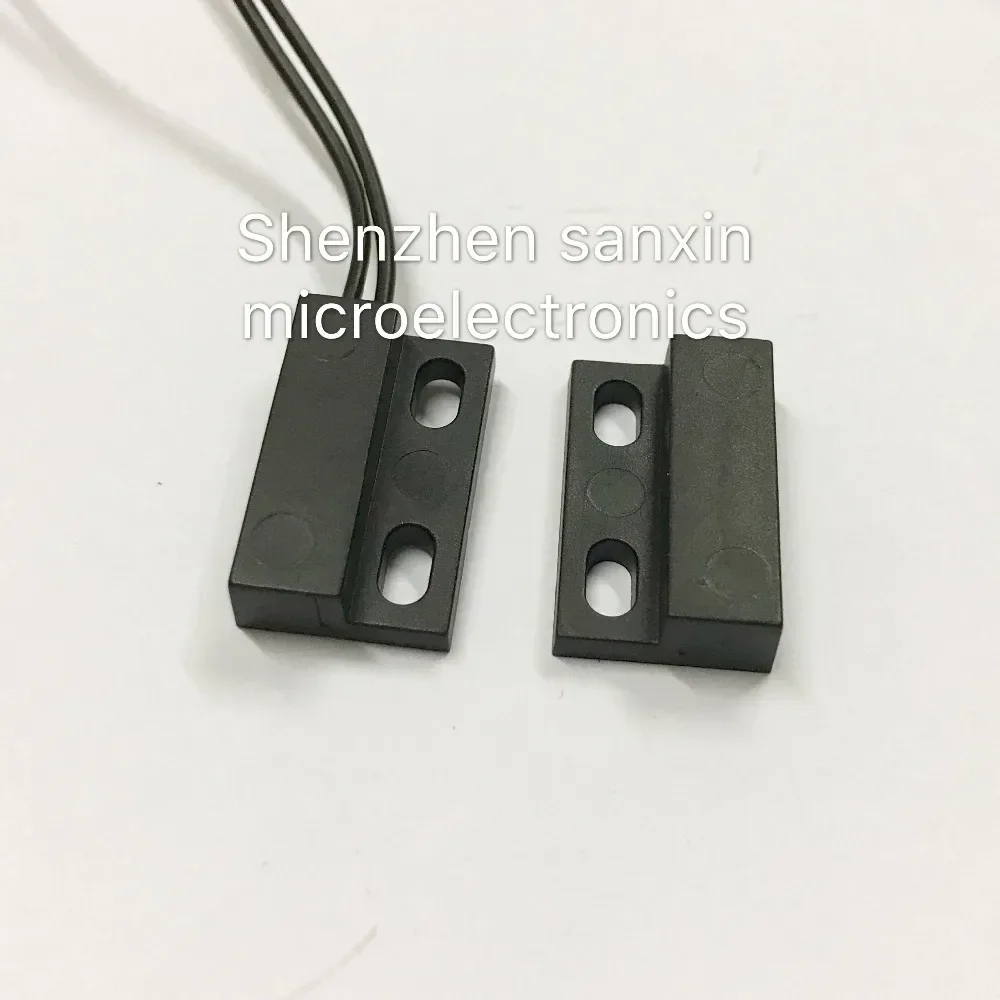 Normalnie zamknięty przełącznik zbliżeniowy sterowany magnetycznie, suchy, kontaktron w kształcie plastikowego opakowania uszczelniającego, magnes wodoodporny