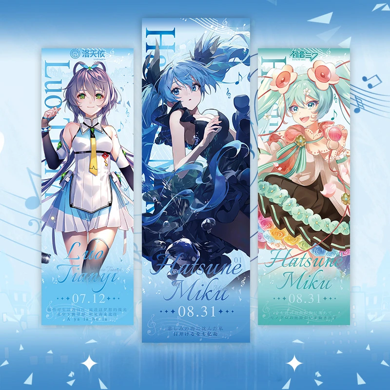 

Hatsune Miku Bookmark Collection Cards Sparkle Laser Ticket Collection Fans Gift ACG Sexy Anime Card Fans Gift