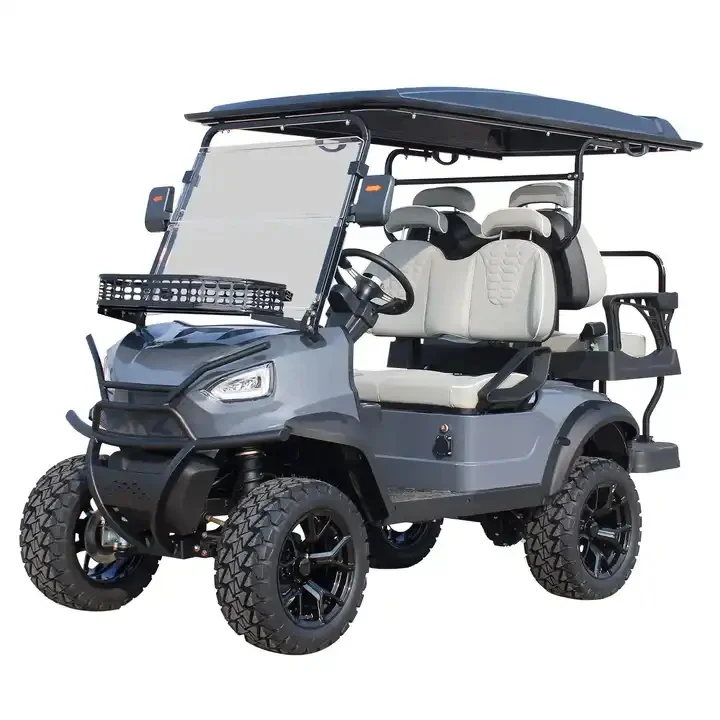 4 Seaters Off Road Golf Buggy Electric 48V Lithium Battery Operated Golf Cart with Disc Brake