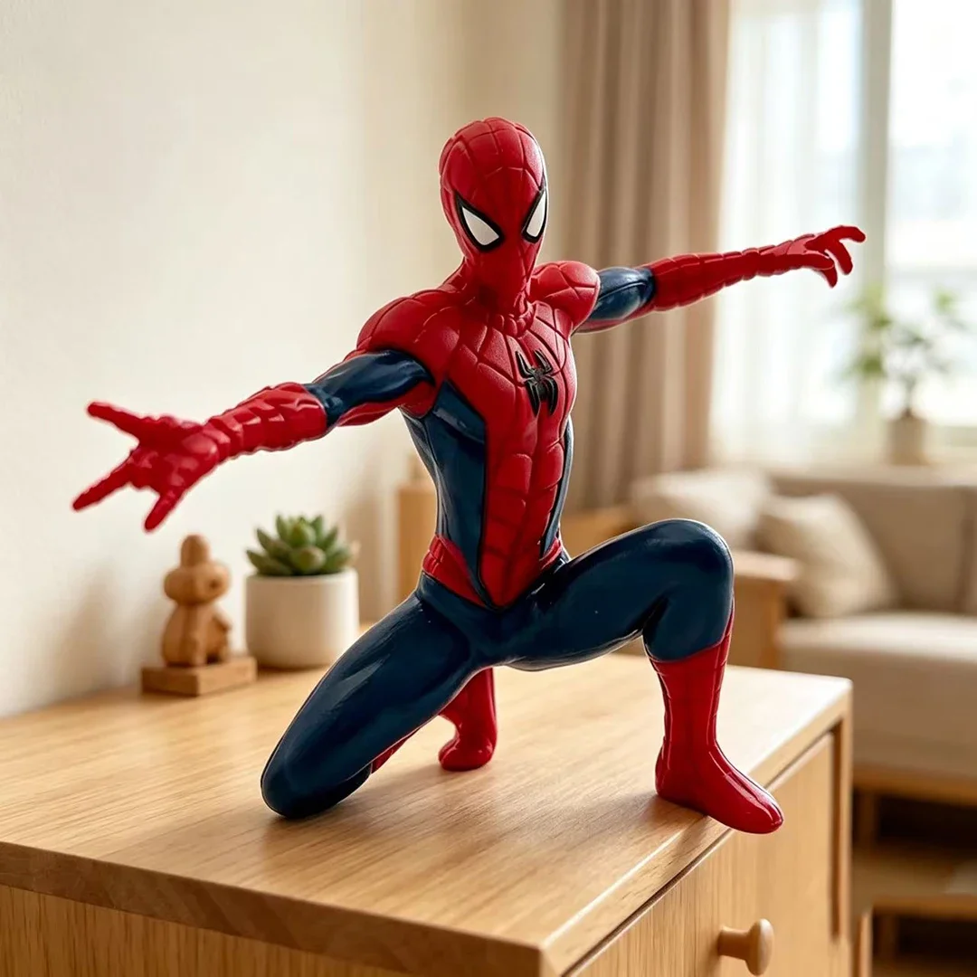 4-teiliges Set Spider-Man Superhelden-Actionfiguren, Mini-Modell, Sammlerstück, Heimdekoration, Autodekoration, Anime-Geschenk für Fans – Detail 4