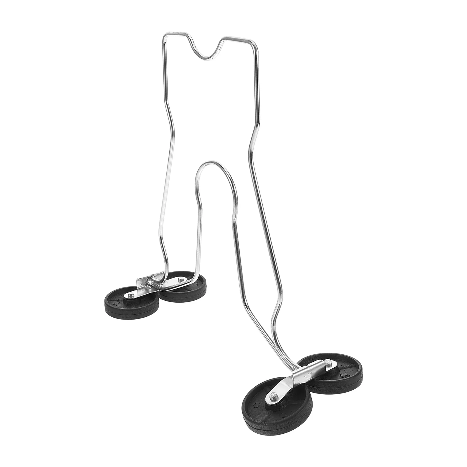 

Foldable Hanging Book Stand Spring-Loaded Book Stopper with Rollers for Easy Mobility Space-Saving Reading Organizer for Library