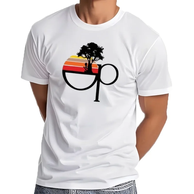 Camisetas Ocean Pacific 80S, ropa de surf personalizada para hombre, ropa de calle de manga corta, Hipster sua