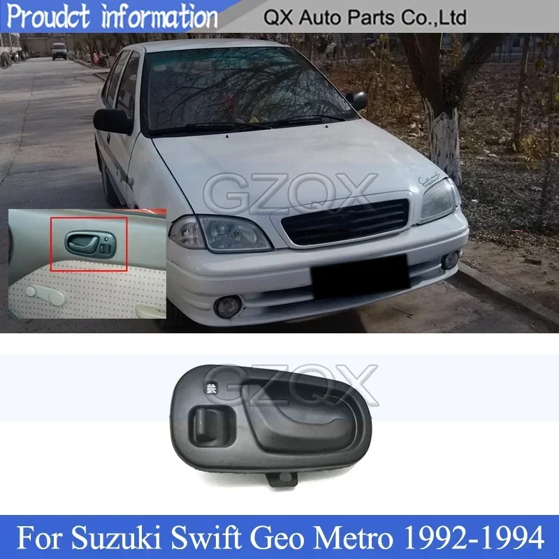 CAPQX Inside Door Handle For Suzuki Swift Geo Metro 1992 1993 1994 Door Handle Chromeplate Inner Door Clasp