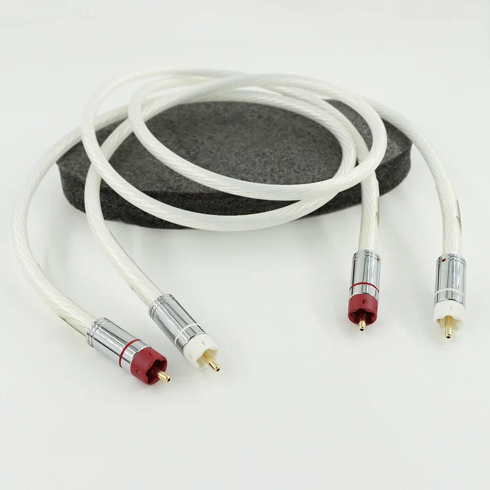 Netherlands imported monocrystalline silver fever speaker audio cable HIFI audio connection bile power amplifier signal cable