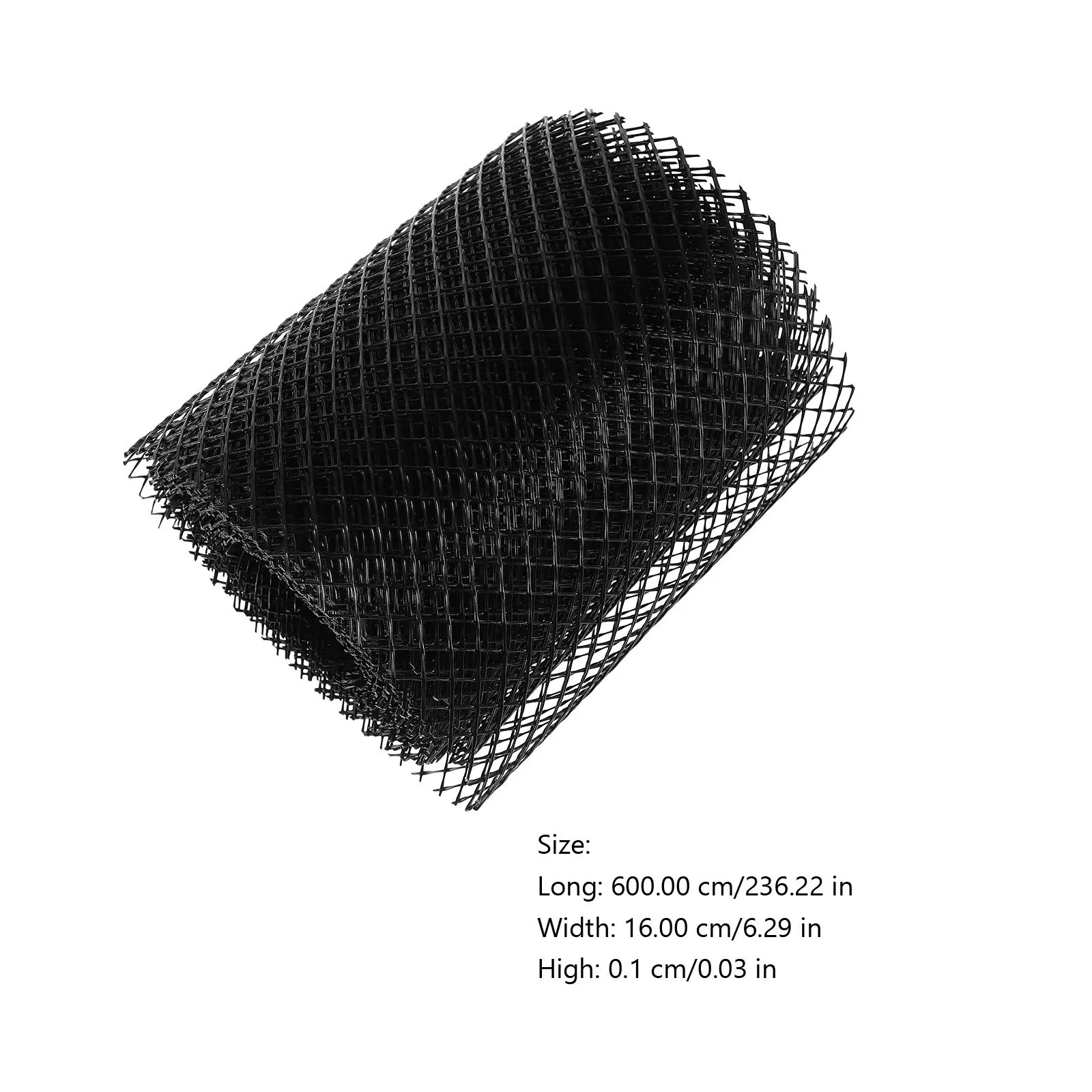 Gutter Mesh Guard 20Ft Length Flexible Plastic Netting for Gutter Covers Debris Protection Home Supply Anti-Blocking Filter