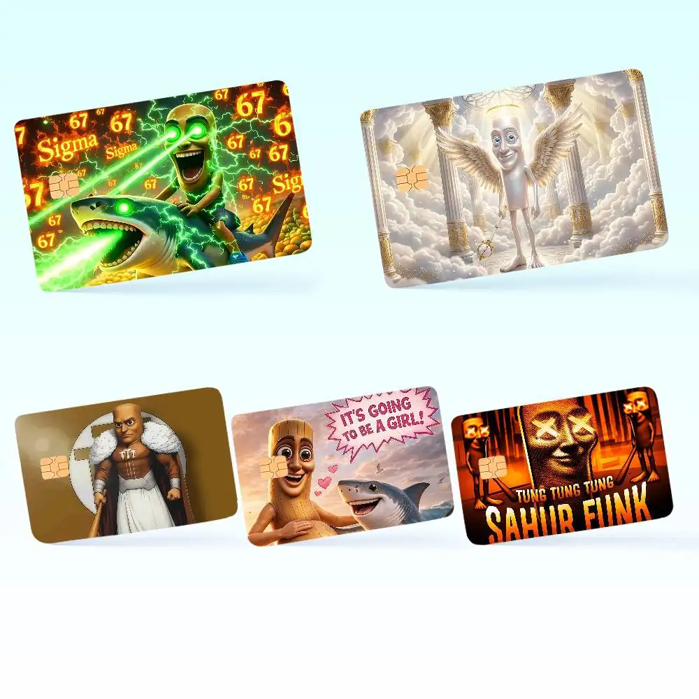 Tung Sahur Perfect Gift Idea Merch Layout Cover Credit Card Stickers Distinctive Design