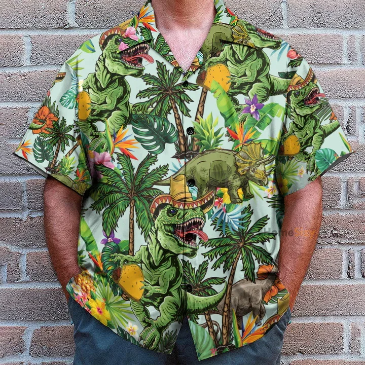 

Hawaiian Shirts Tropic Flower Botanical Print Shirts Men Fashion Oversized Blouse Men's Lapel Shirt Beach Casual Men's Clothing