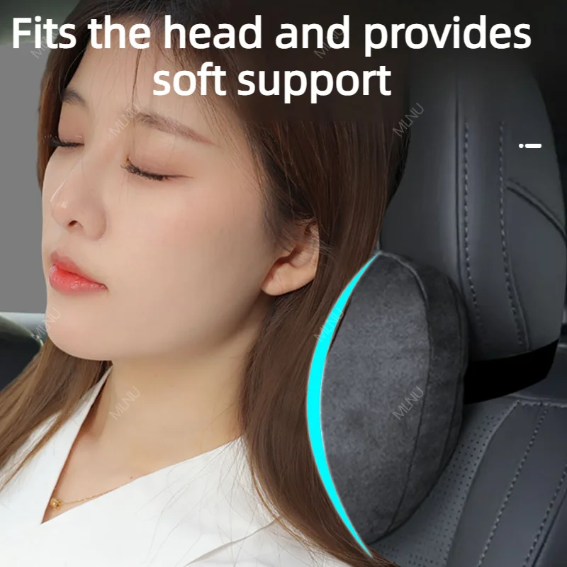 Neck Support Pillow For Leapmotor B05 Lafa 5 Accessories,Suede,Ergonomic,High-Rebound,Shock-Absorbing,Compact,UV-Resistant 4