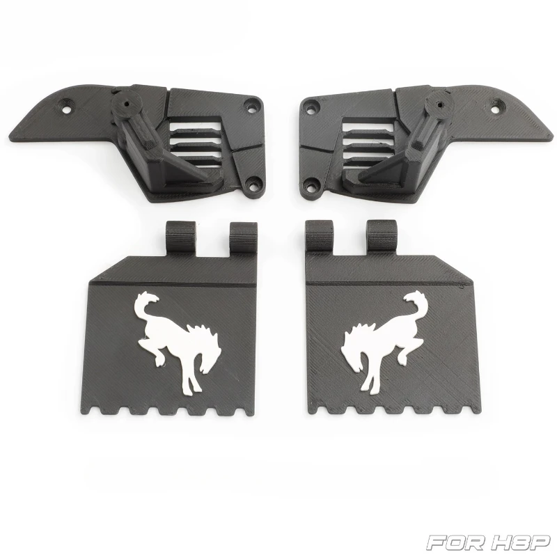 Garde-boue de voiture jouet modèle de Simulation, accessoires modifiés pour voiture sur chenilles 1/8 RC Mejiaxin H8P