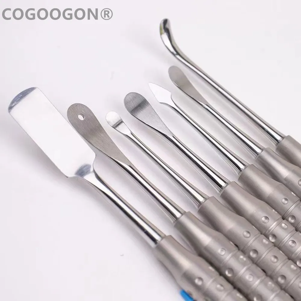 

7 piece Double Ends Dental Implant Periosteal Elevator Tool for Reflecting & Retracting Splitter Separator dental surgical tools