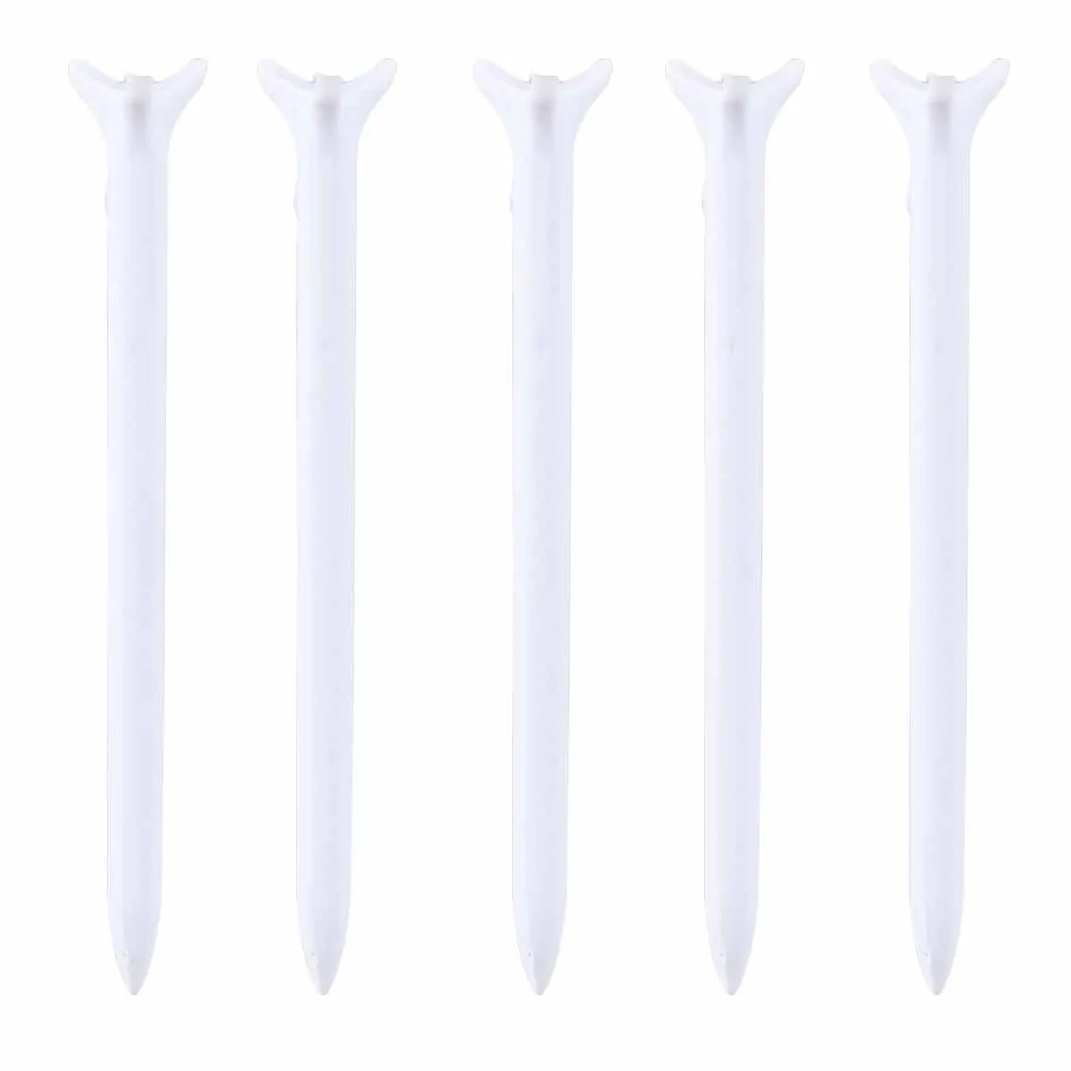 

25Pcs Plastic Golf Tees Reusable Eco-Friendly Lightweight Compact Golf Accessories Ball Holder Ball Rack Training Aid Indoor