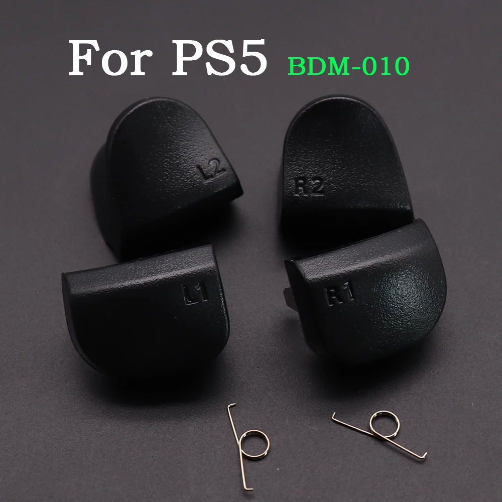 For PS5 V1 V2 V3 L2 R2 L1 R1 Trigger Button Key With Springs Repair Part for PS4 JDM JDS 001 011 030 040 050 055 Controller
