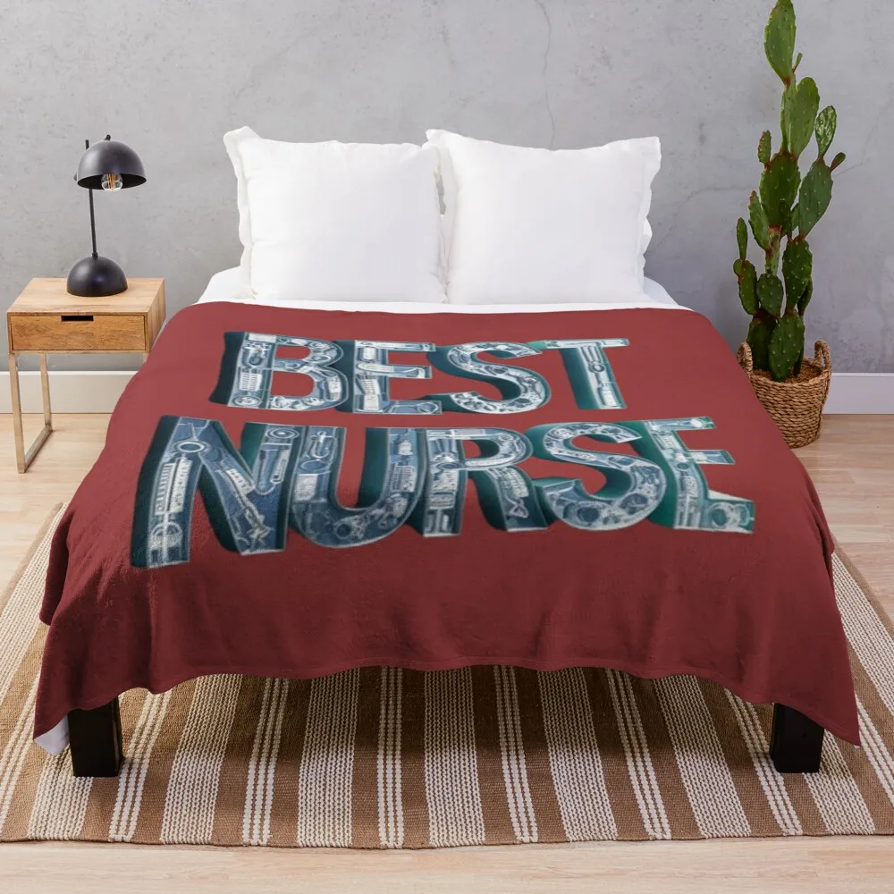 Medical gift for nurses  Throw Blanket Retros blankets and throws Sofa Throw Decoratives Blankets