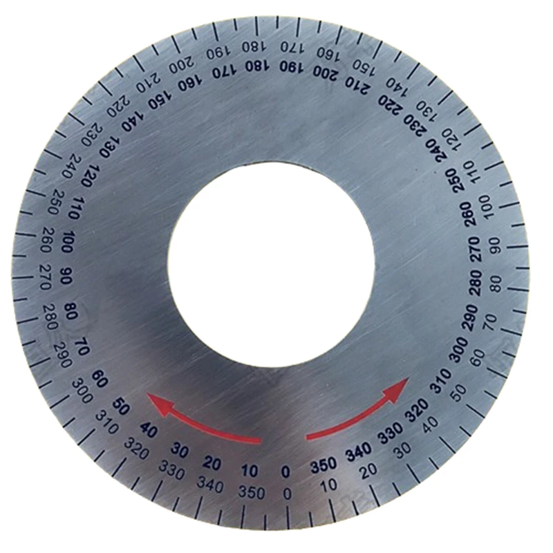 Outer Diameter 150mm Dial Scale Identification Dial Degree Graduated Circle Disk For Machine Tool Measurement Tools 150x60x2mm